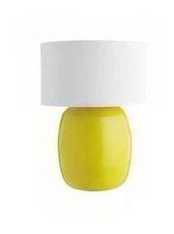 Habitat Popp Yellow Bamboo Table Lamp